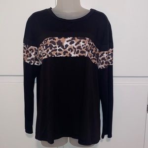 Animal Print Sweater - XL